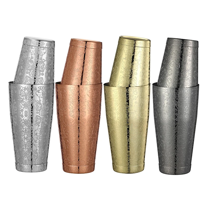 2 Pieces Boston Cocktail Shake - Boston Shaker Set reseña y precio