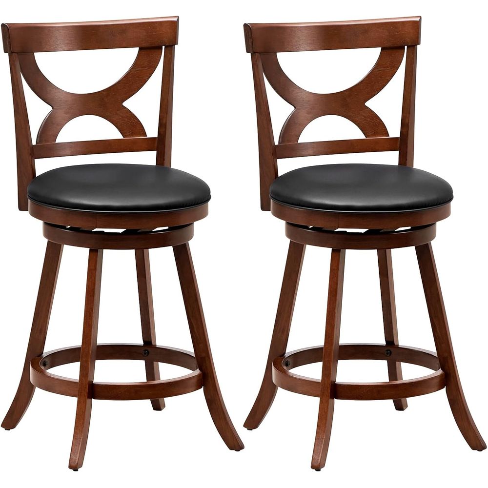 Bar Stools Set o 2, 24'' 360-D - Home Bar Stools reseña y precio