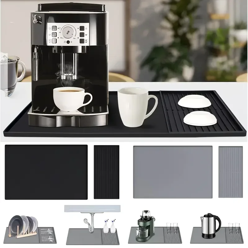 2-in-1 Silicone Coffee Bar Mat - Home Bar And Counter reseña y precio