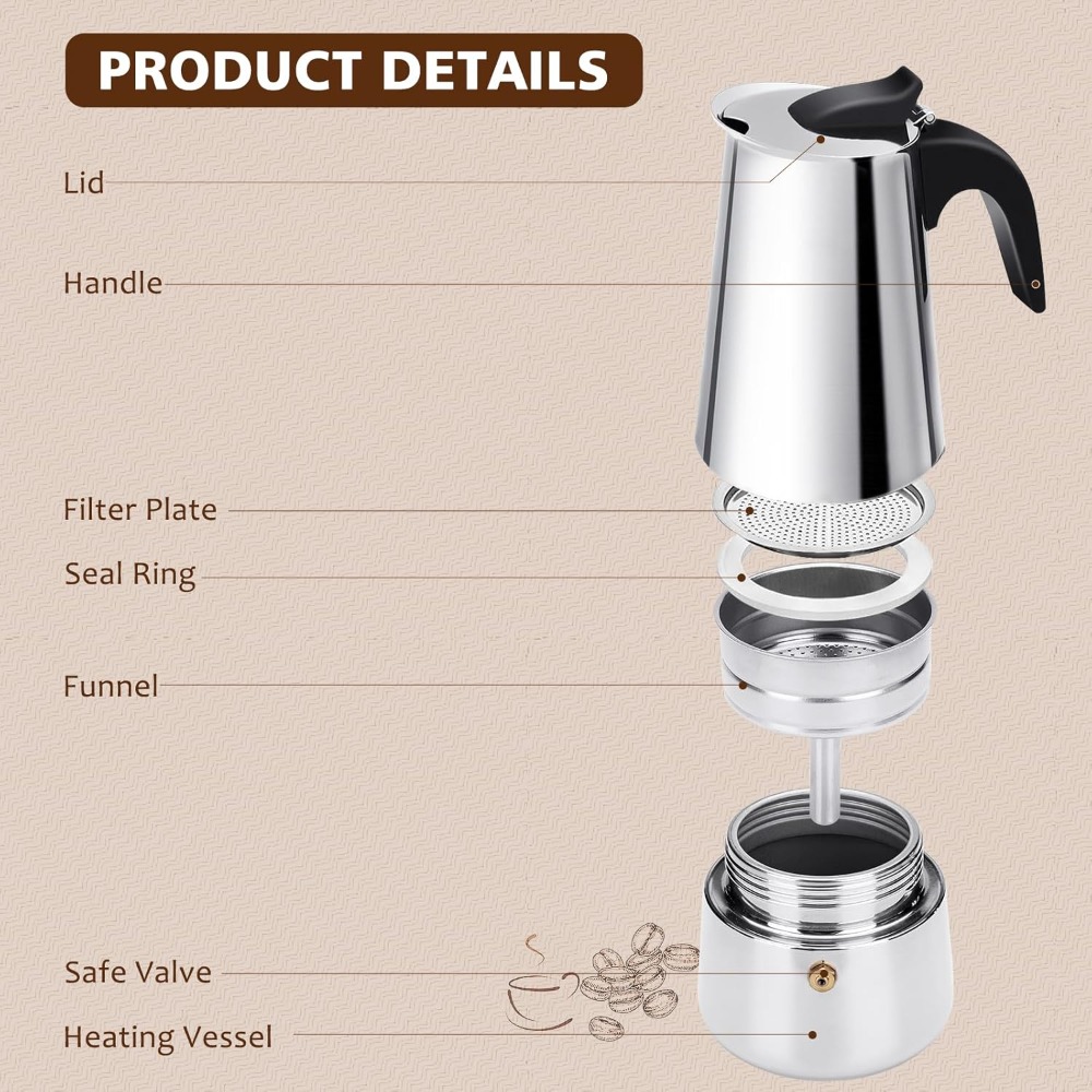 Portable Coffee Pot Stainless  - Home Barista reseña y precio