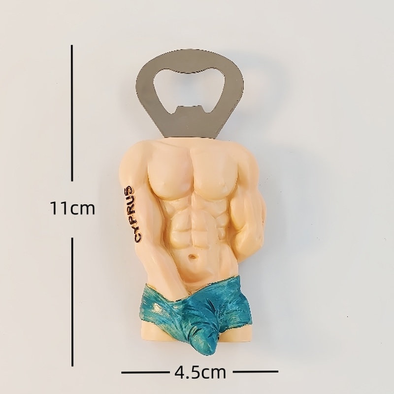 3d Muscle Man Magnetic Bottle  - Home Bar And Fridge reseña y precio