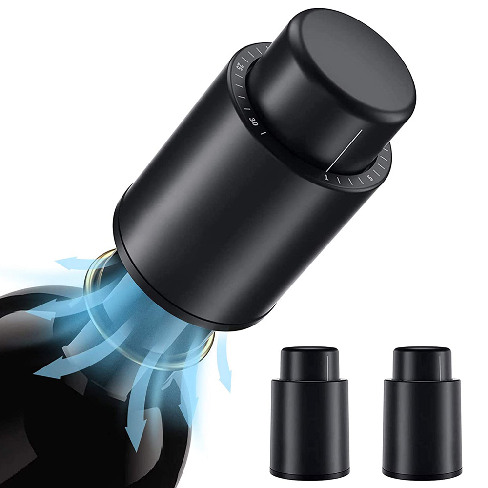 Vacuum Wine Bottle Stopper Sea - Wine Preservation Pump reseña y precio