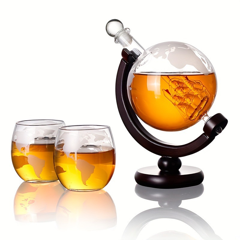 2025 Newest 3PC Glass Globe De - Decanter Globe Set reseña y precio