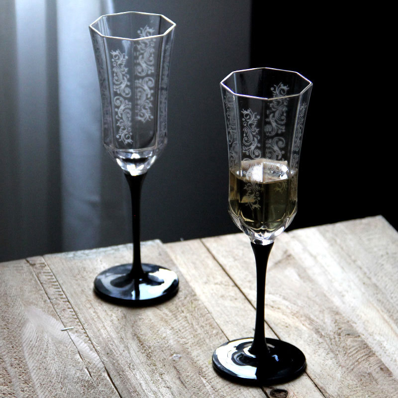 French Vintage Champagne Glass - Old Fashioned Glass reseña y precio