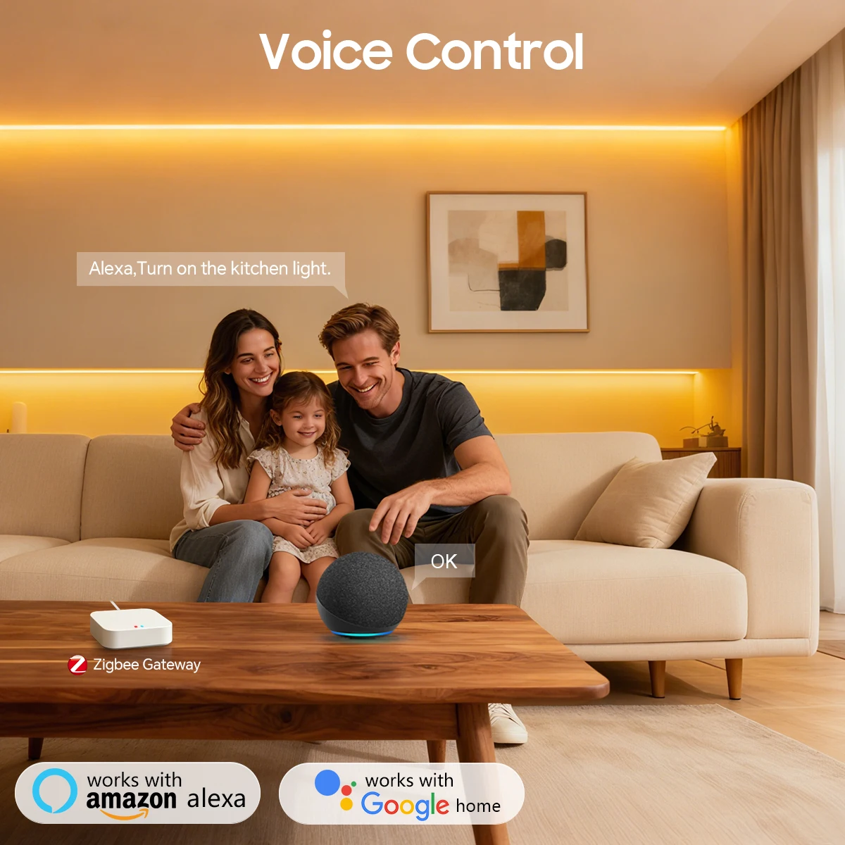 Zigbee Smart Under Cabinet Lig - Home Bar And Cabinet reseña y precio