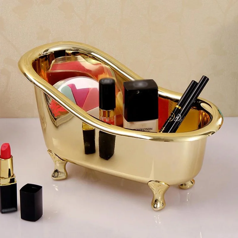 Mini Bathtub Soap Jewelry Stor - Bar Cart Gold reseña y precio
