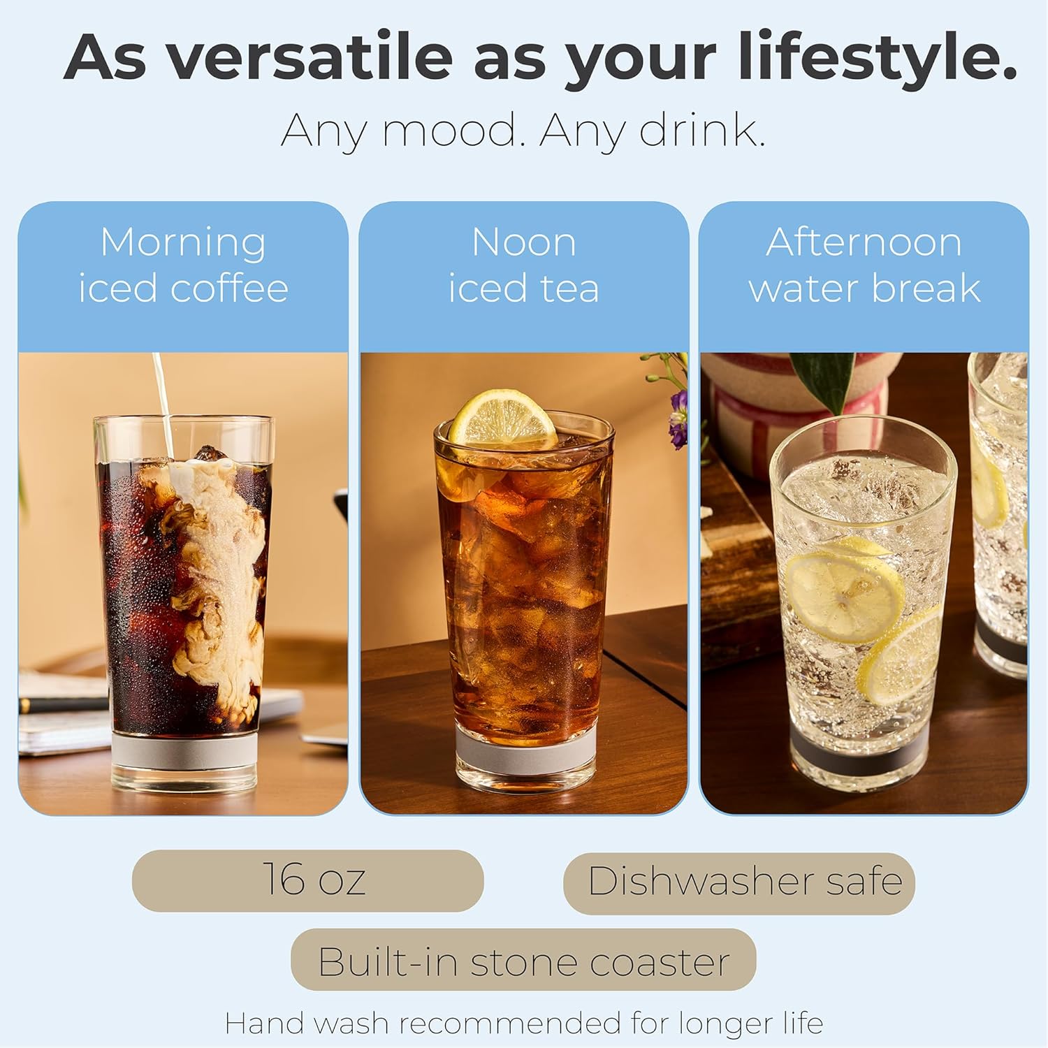 Highball Glass with Built-In S - Highball Glass Set reseña y precio