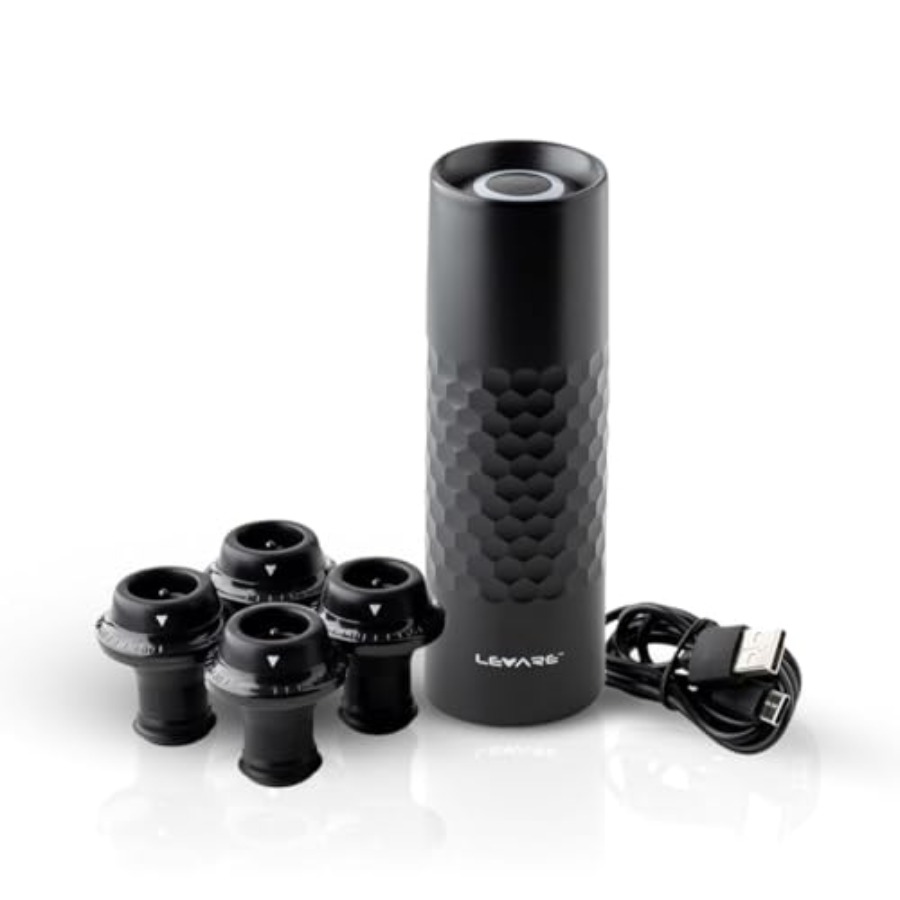 - Rechargeable Wine Saver Vacu - Wine Preservation Pump reseña y precio