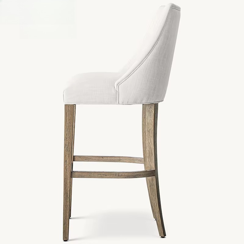Light luxury solid wood bar ch - Home Bar Stools reseña y precio