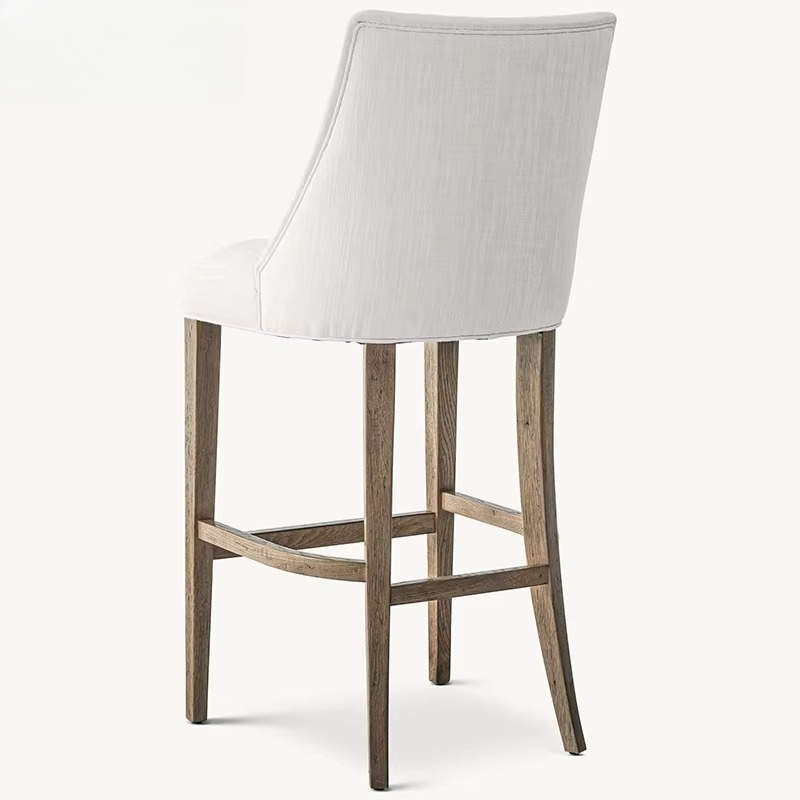 Light luxury solid wood bar ch - Home Bar Stools reseña y precio