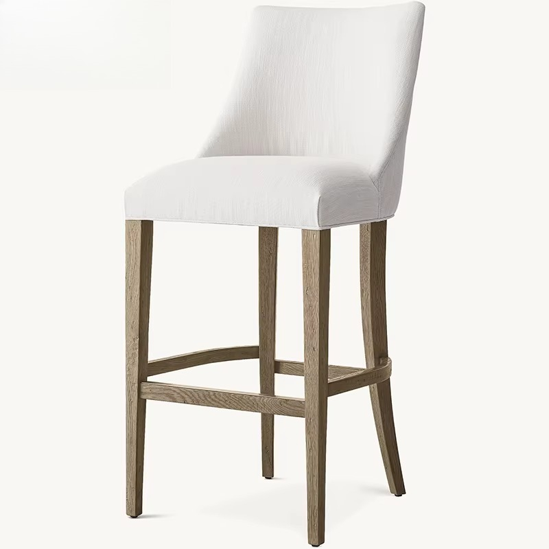 Light luxury solid wood bar ch - Home Bar Stools reseña y precio