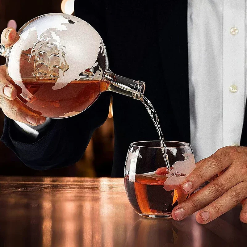 Creative Globe Decanter Set wi - Decanter Globe Set reseña y precio