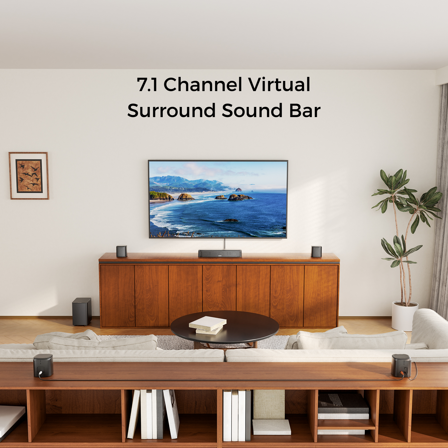 ULTIMEA 7.1 Channel Sound Bar  - Home Bar And Theater reseña y precio