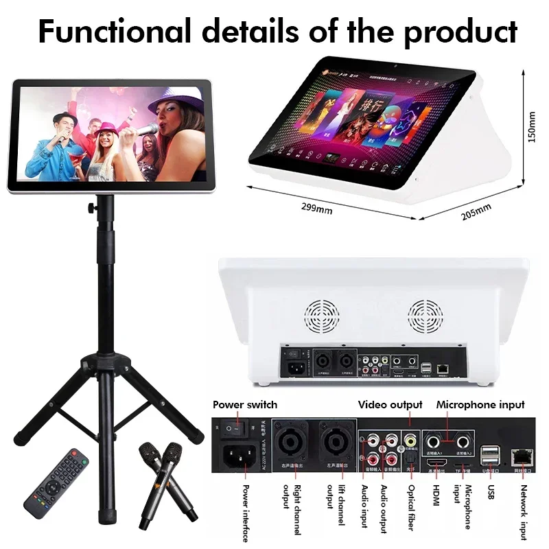 2025 Karaoke equipment Player  - Home Bar Android reseña y precio