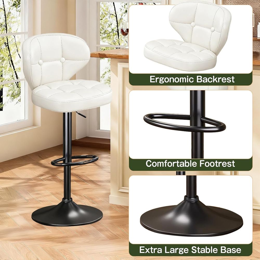 Bar Stools Set o 6, Adjustable - Home Bar Stools reseña y precio