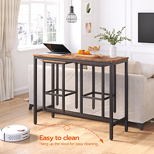 Industrial Bar Height Table Wi - Home Bar Stools reseña y precio