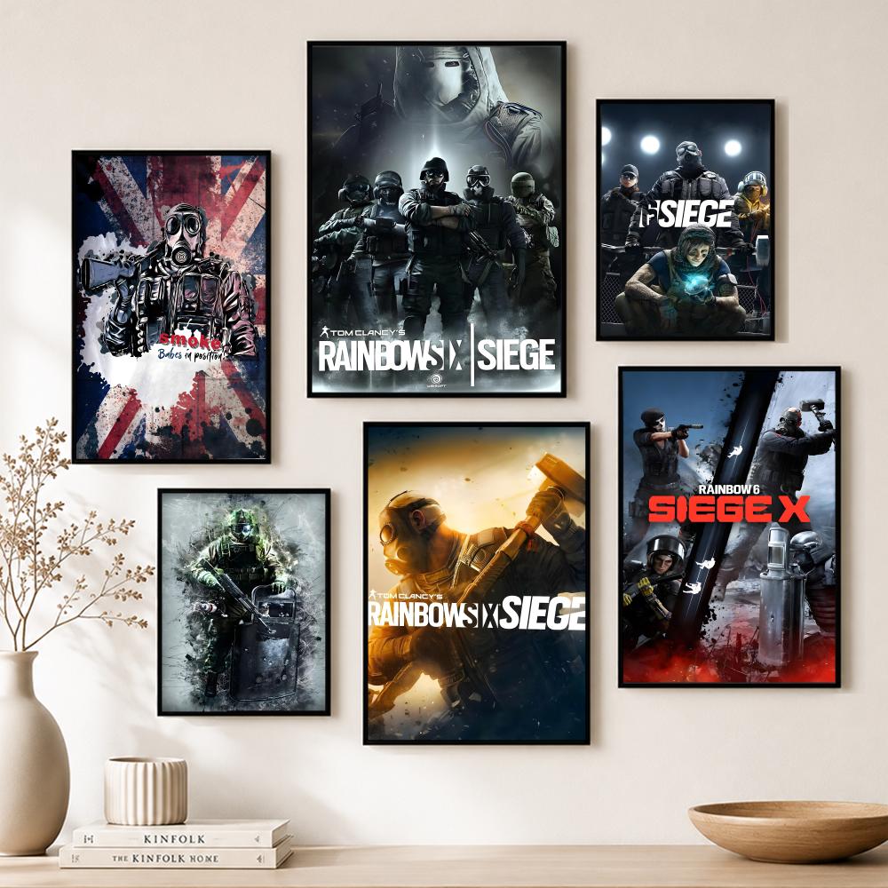 Game R-Rainbow Six Poster Pape - Home Bar And Theater reseña y precio
