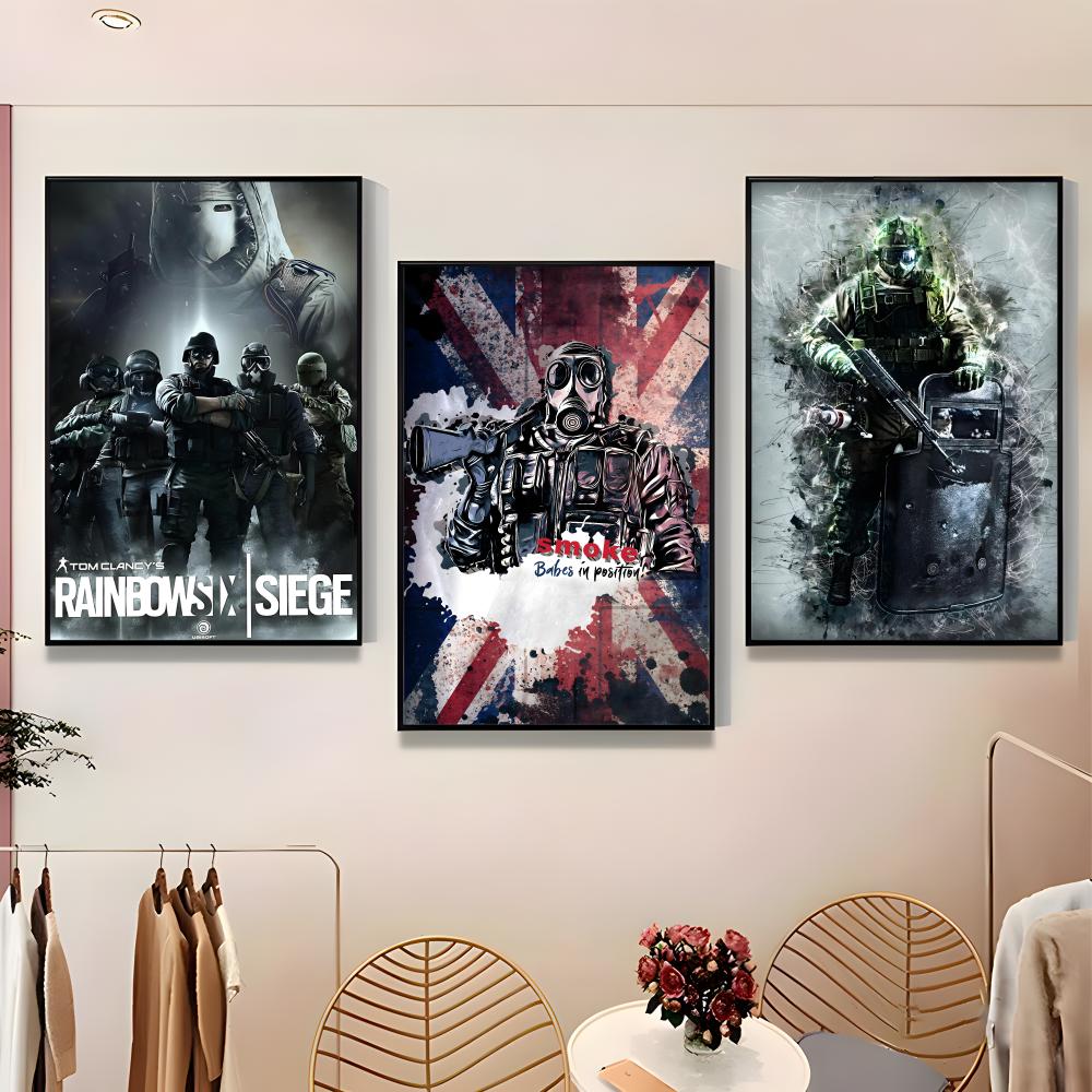 Game R-Rainbow Six Poster Pape - Home Bar And Theater reseña y precio