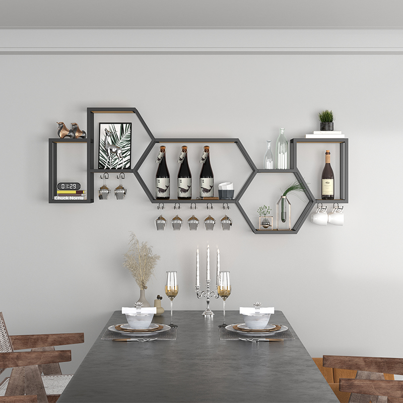 Designer Shelves Bar Cabinet L - Home Bar And Cabinet reseña y precio
