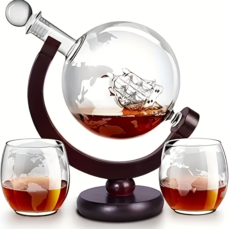 Whiskey Decanter Set for Men F - Decanter Globe Set reseña y precio