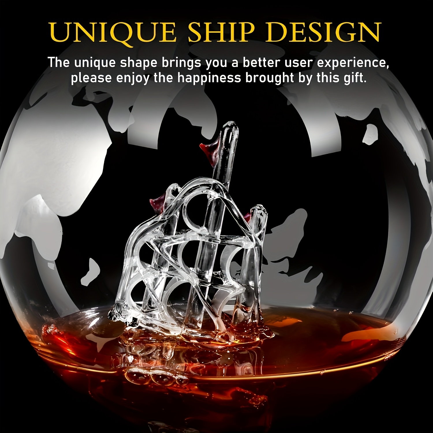 Whiskey Decanter Set for Men F - Decanter Globe Set reseña y precio
