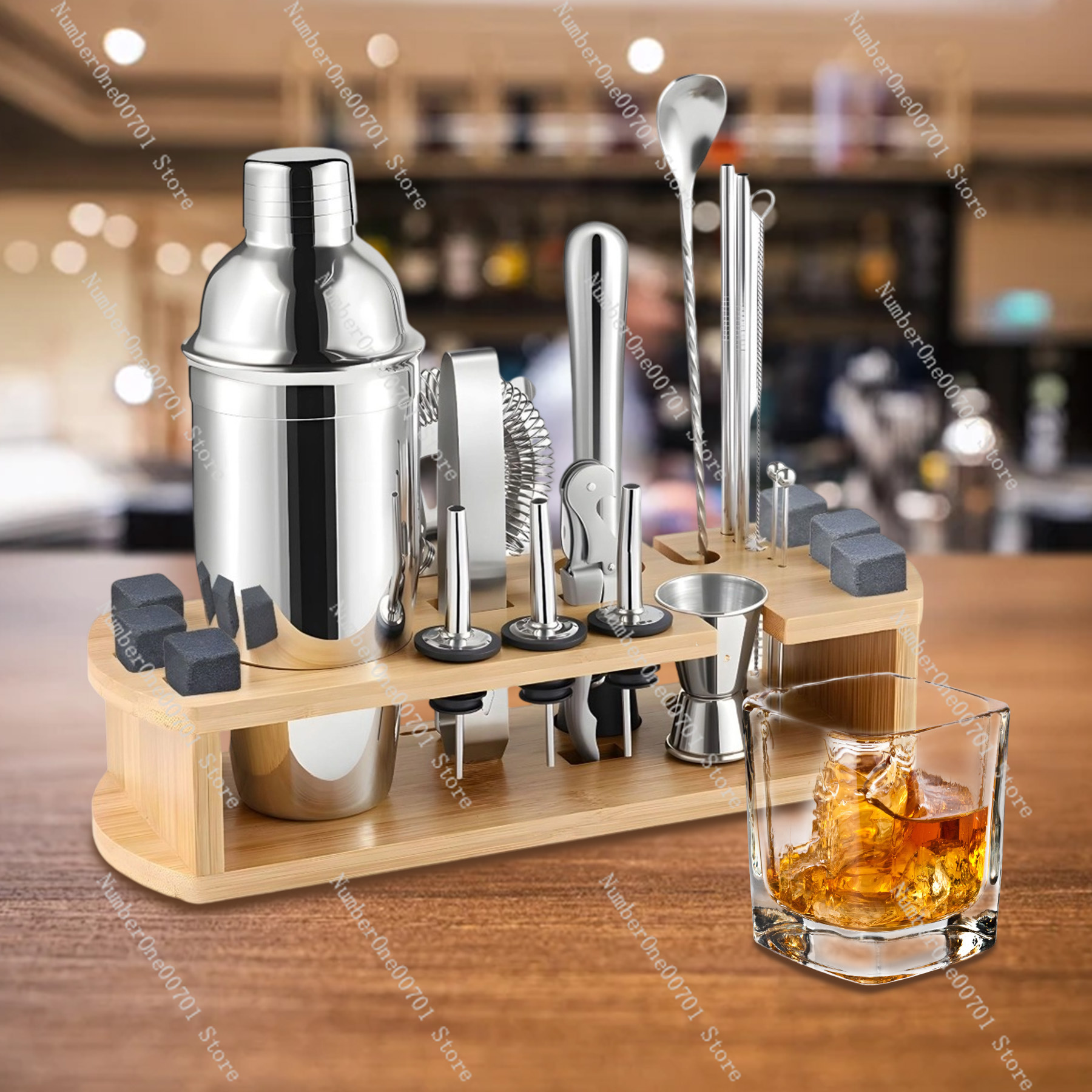Stainless Steel Cocktail Shake - Boston Shaker Set reseña y precio
