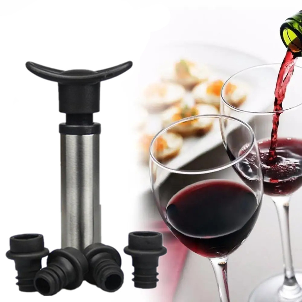 Wine Stopper with Vacuum Wine  - Wine Preservation Pump reseña y precio