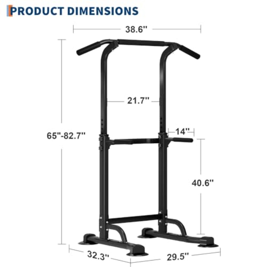 Adjustable Power Tower Pull Up - Home Bar Stand reseña y precio