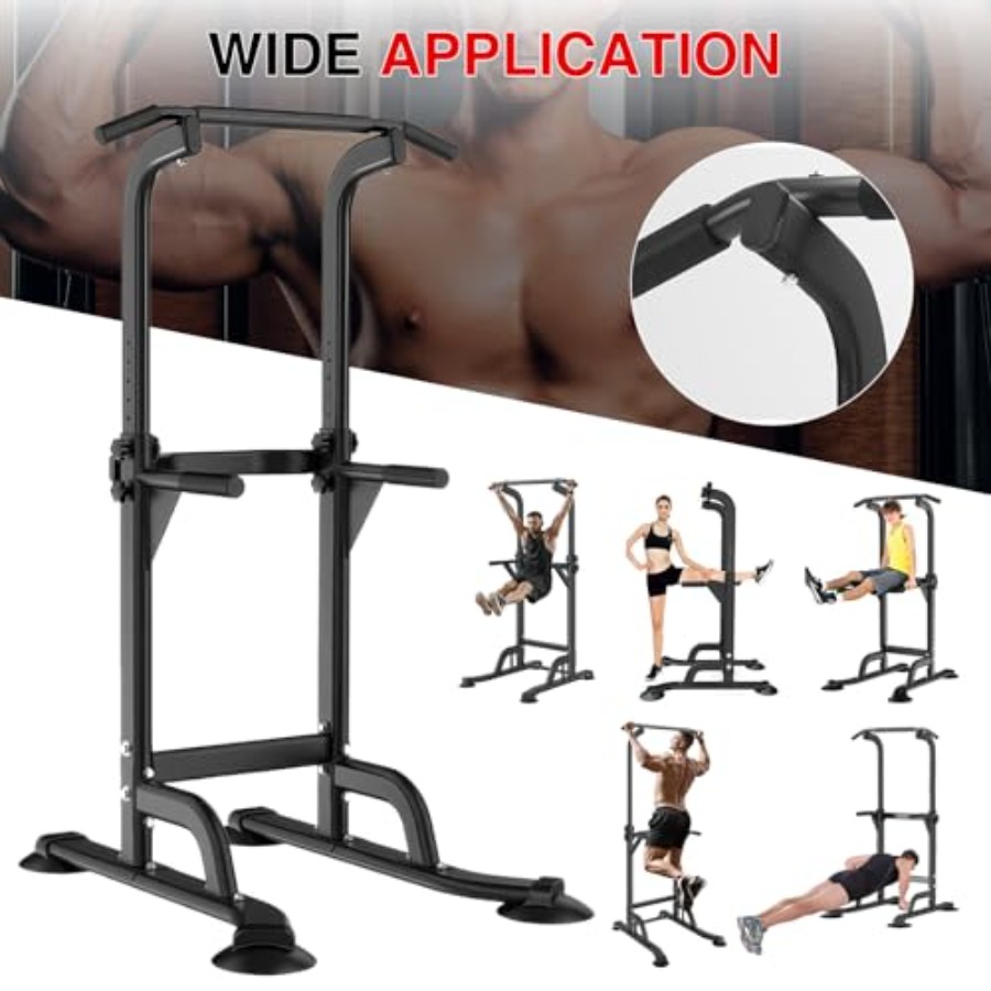 Adjustable Power Tower Pull Up - Home Bar Stand reseña y precio