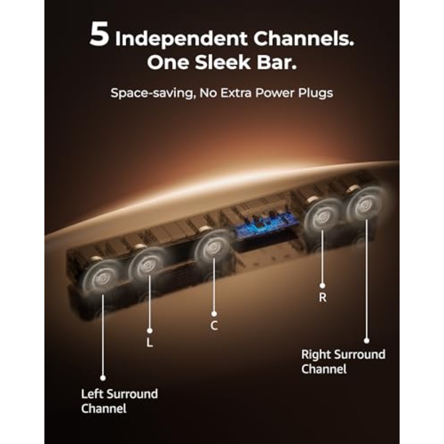 5.1CH Surround Sound Bar with  - Home Bar And Theater reseña y precio
