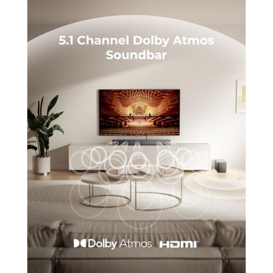 5.1CH Surround Sound Bar with  - Home Bar And Theater reseña y precio