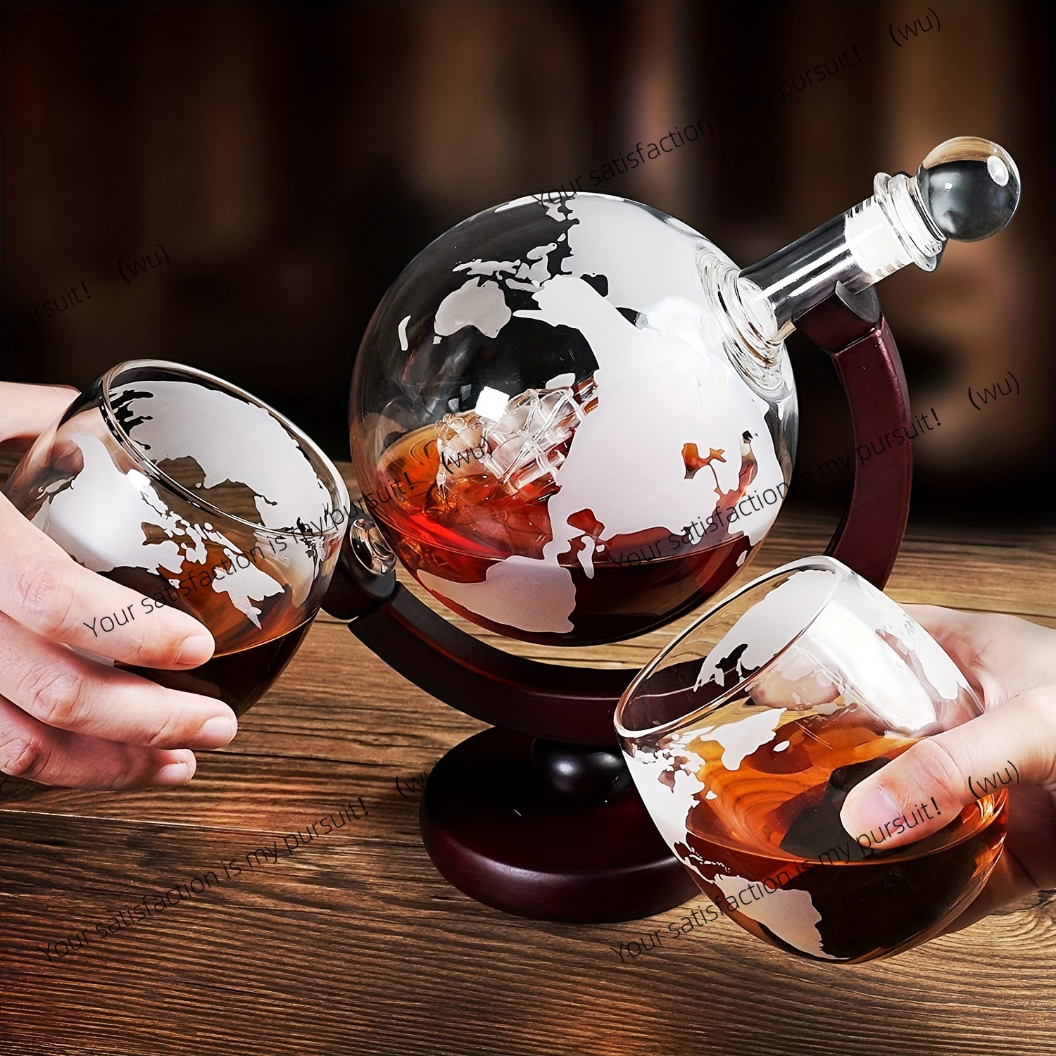Whiskey Decanter Globe Set wit - Decanter Globe Set reseña y precio