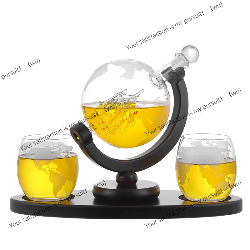 Whiskey Decanter Globe Set wit - Decanter Globe Set reseña y precio