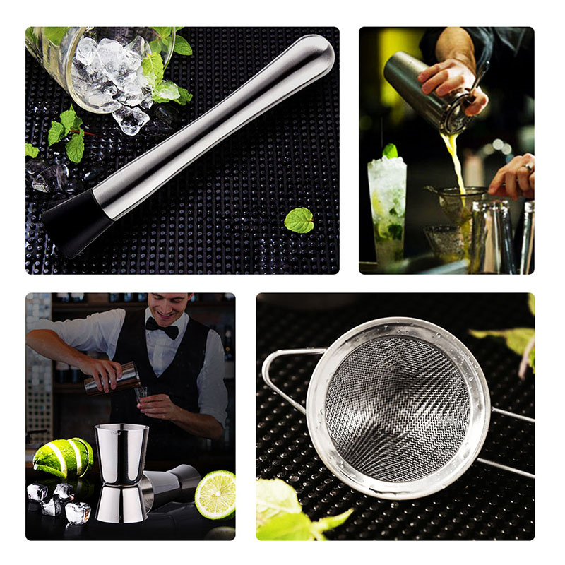 13Pcs/Set Stainless Steel Cock - Boston Shaker Set reseña y precio
