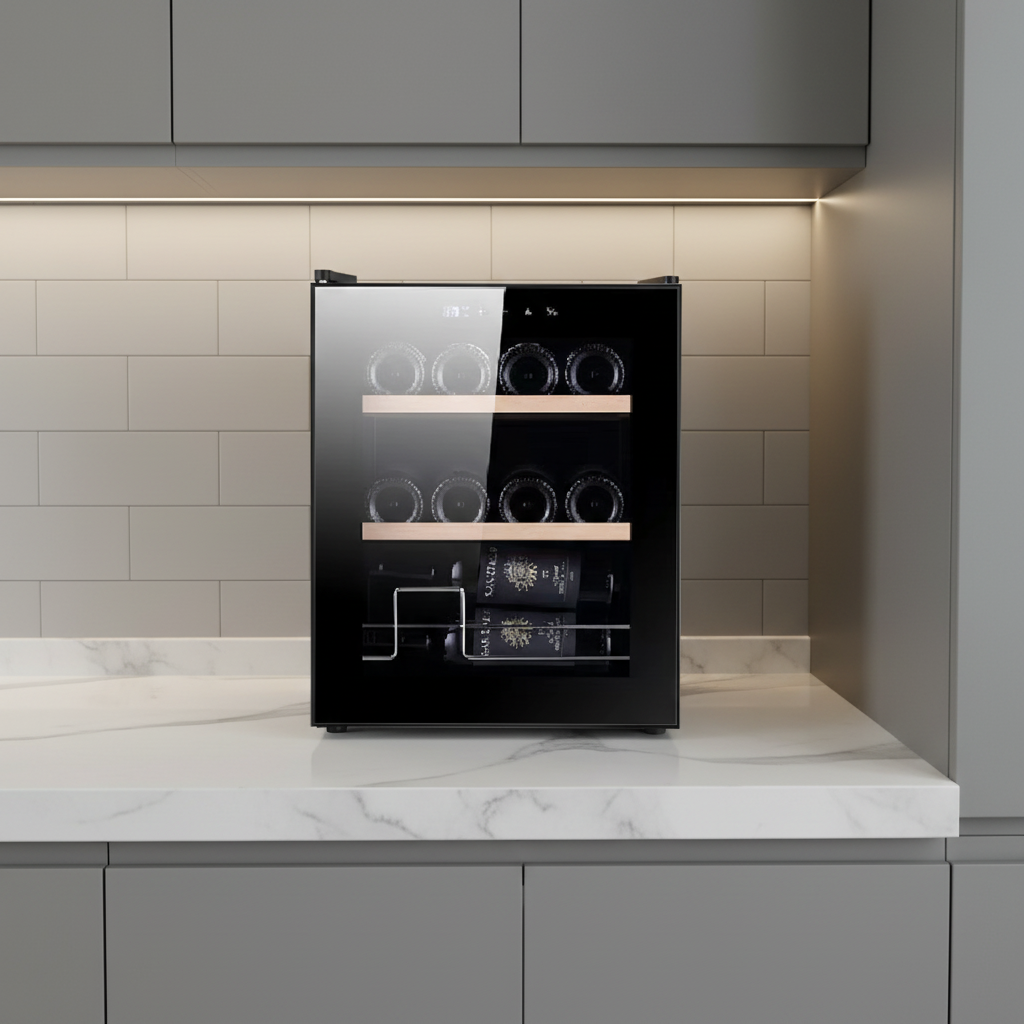 Mini bar Cooler Fridge Red Win - Home Bar And Cabinet reseña y precio