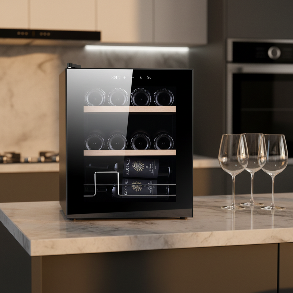 Mini bar Cooler Fridge Red Win - Home Bar And Cabinet reseña y precio