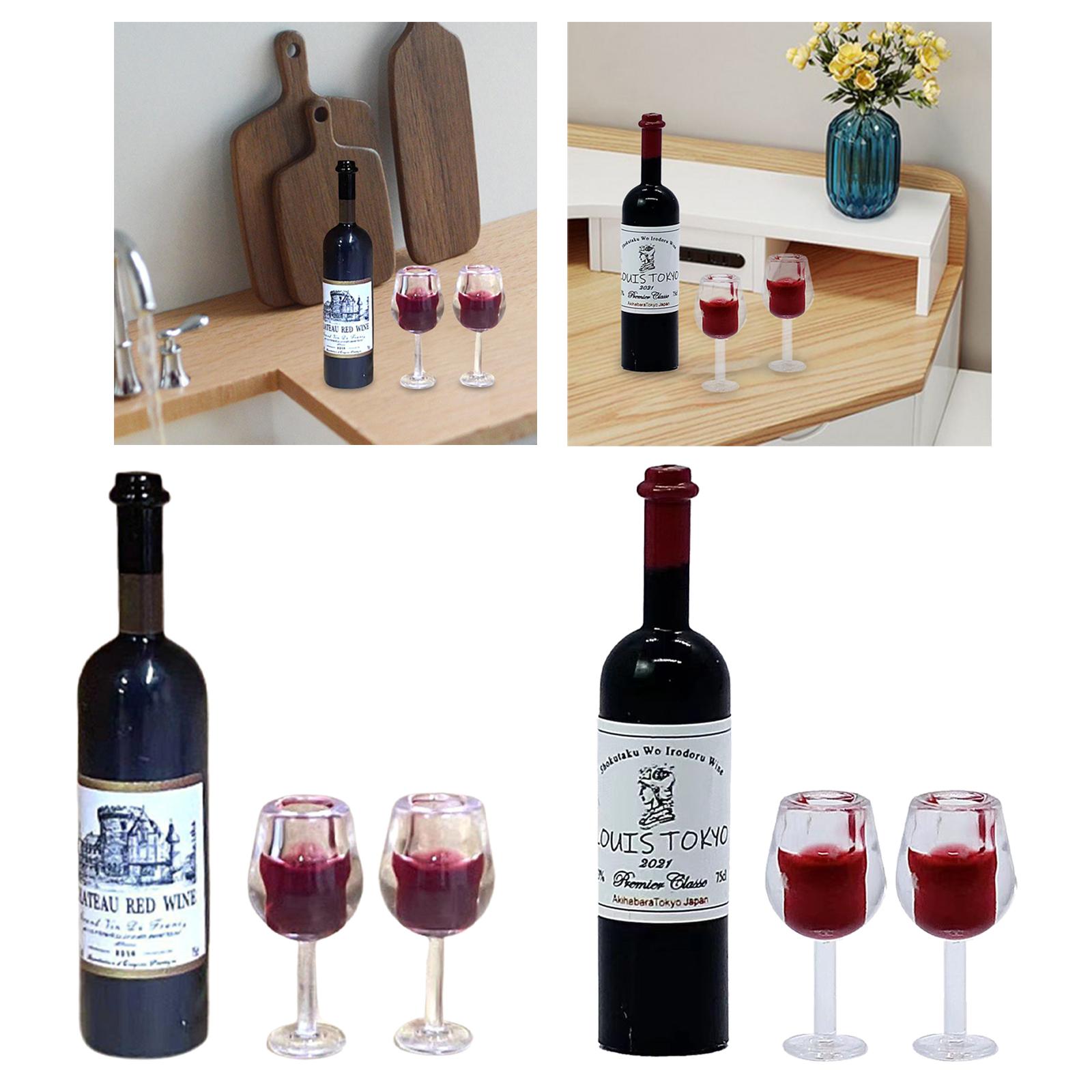 1/12 Scale Dollhouse Wine Bott - Home Bar Setup reseña y precio