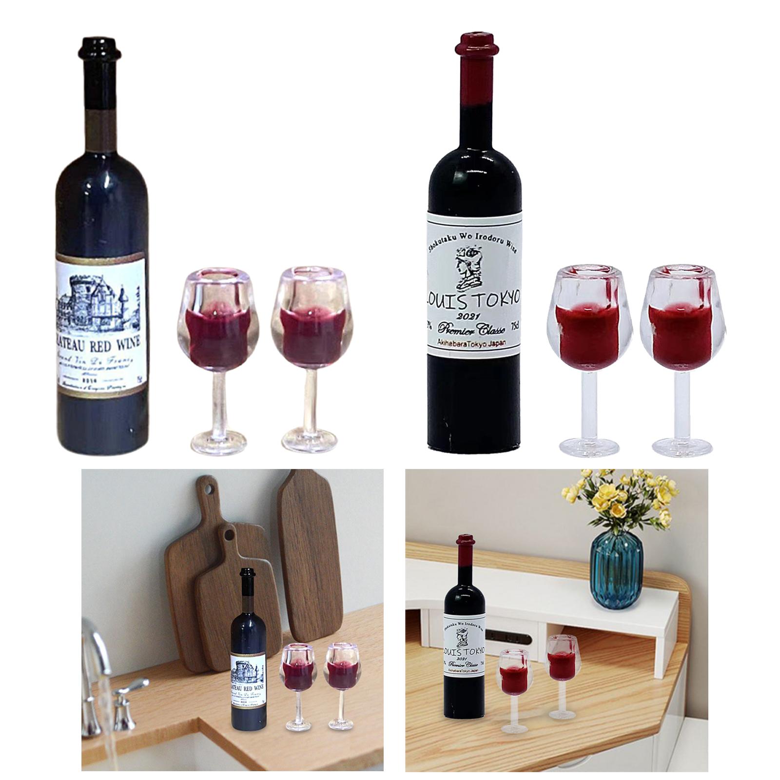 1/12 Scale Dollhouse Wine Bott - Home Bar Setup reseña y precio