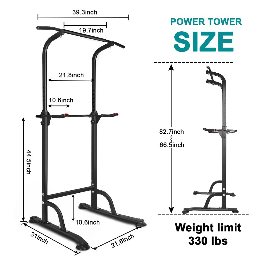 Power Tower Workout Dip Statio - Home Bar Stand reseña y precio