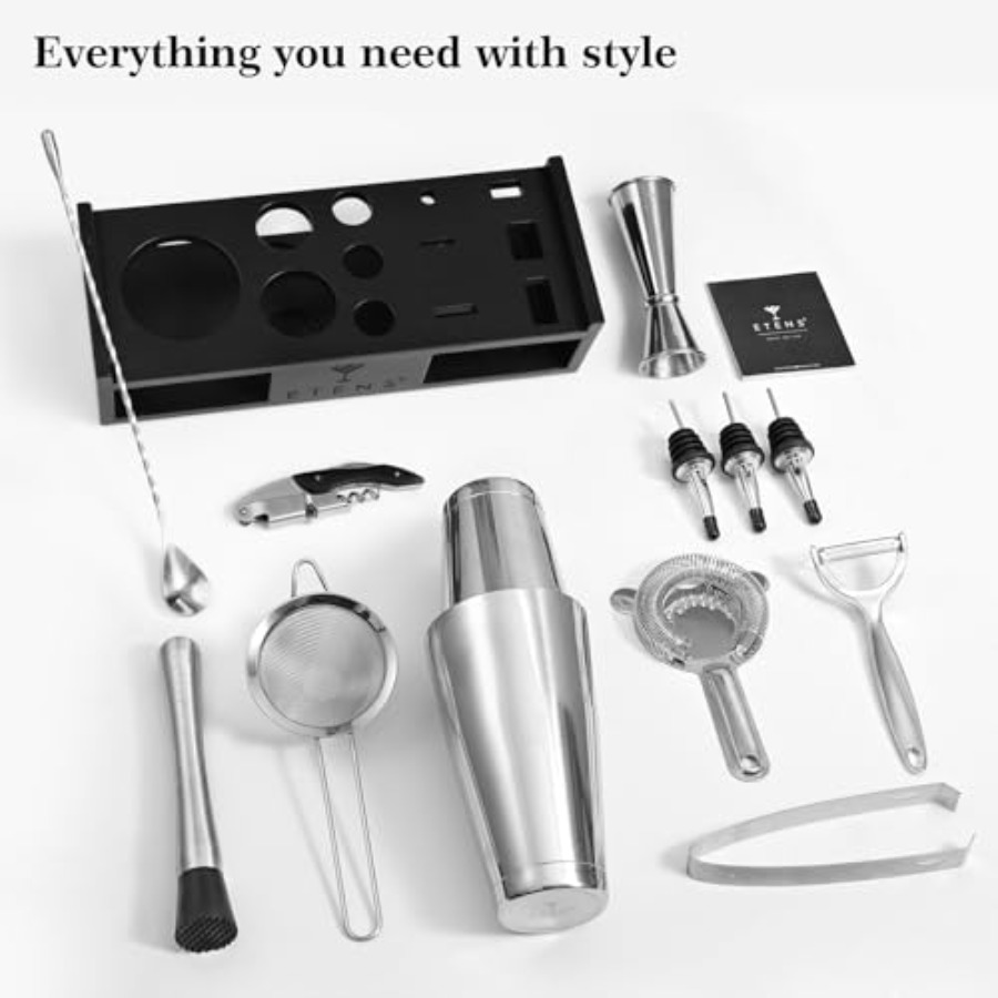 Cocktail Shaker Set Drink Mixe - Boston Shaker Set reseña y precio