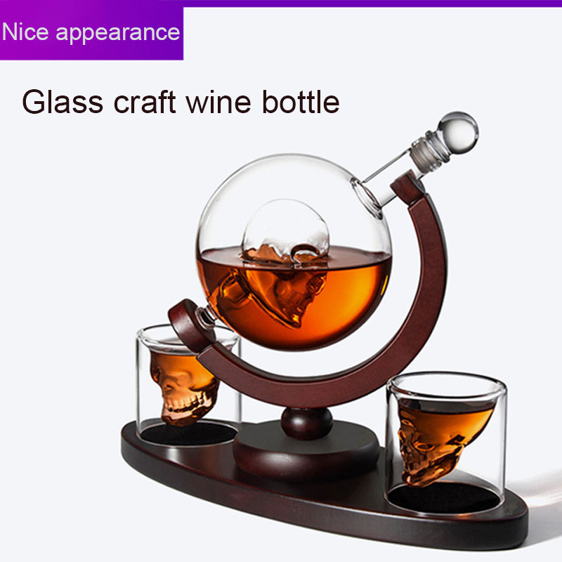 Skull Globe Whiskey Decanter S - Decanter Globe Set reseña y precio