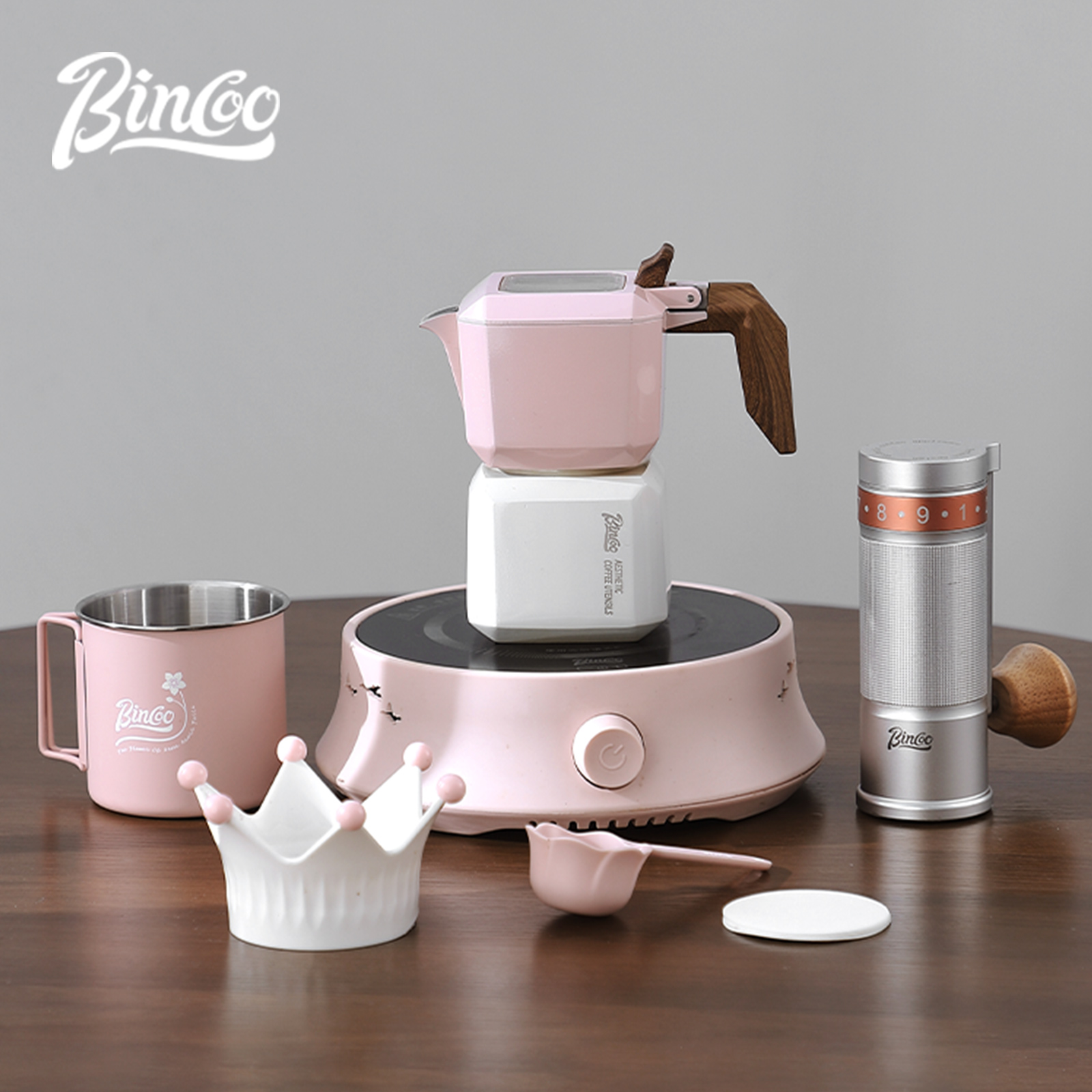 BINCOO Dual Valve Moka Pot Squ - Home Barista reseña y precio