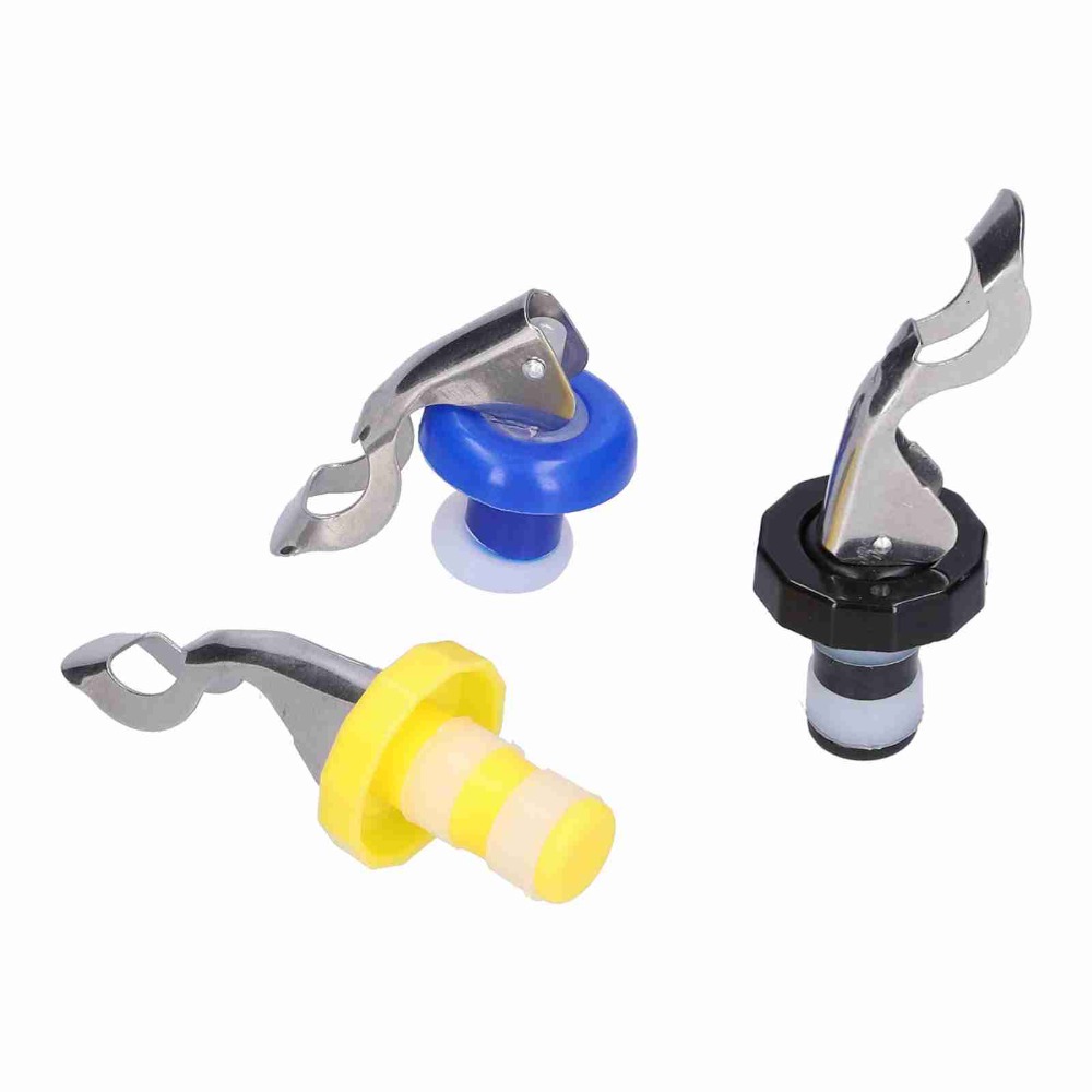 5pcs Silicone Wine Bottle Plug - Wine Preservation Pump reseña y precio