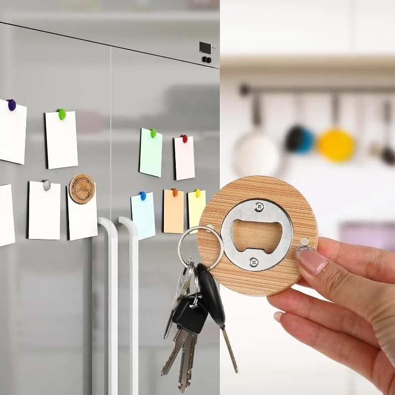 10/1pcs Magnetic Bamboo Bottle - Home Bar And Fridge reseña y precio