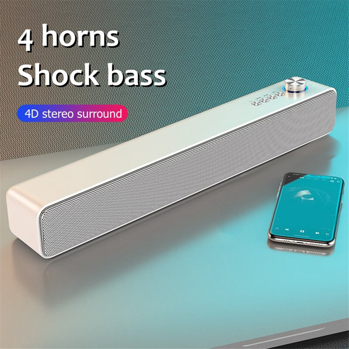 A88M Portable Sound Bar Comput - Home Bar And Theater reseña y precio